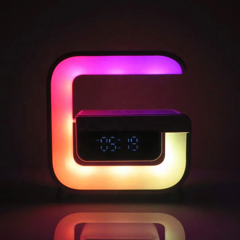 Lonvel Intelligent Night Light BT Speaker Big G Wireless Charging New BT2301 Small Night Light Mini G G3 Lamp With Speaker-5