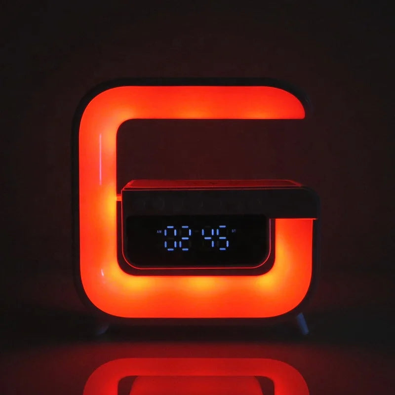 Lonvel Intelligent Night Light BT Speaker Big G Wireless Charging New BT2301 Small Night Light Mini G G3 Lamp With Speaker-4
